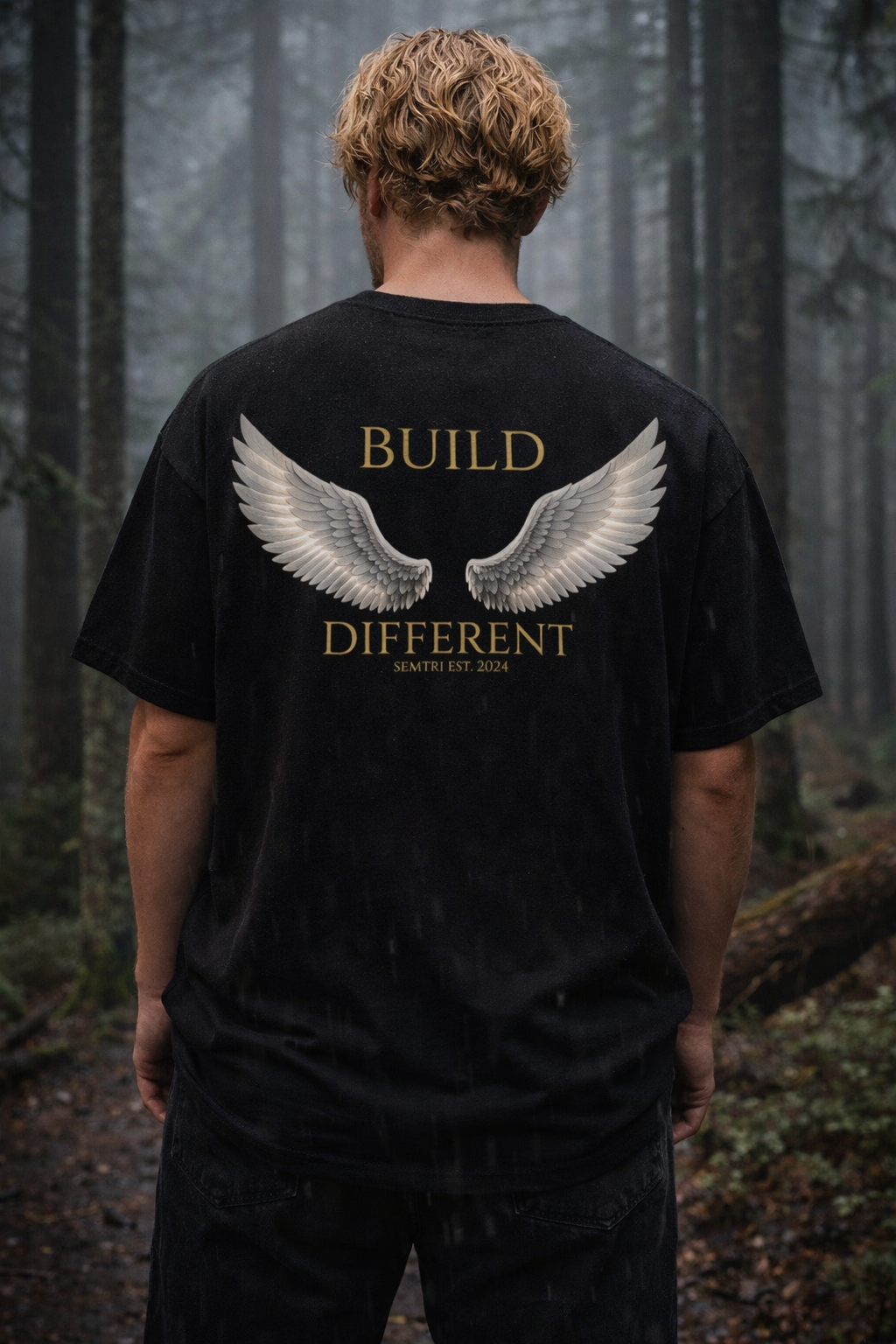 BUILD DIFFERENT Shirt -Oversized Fit
