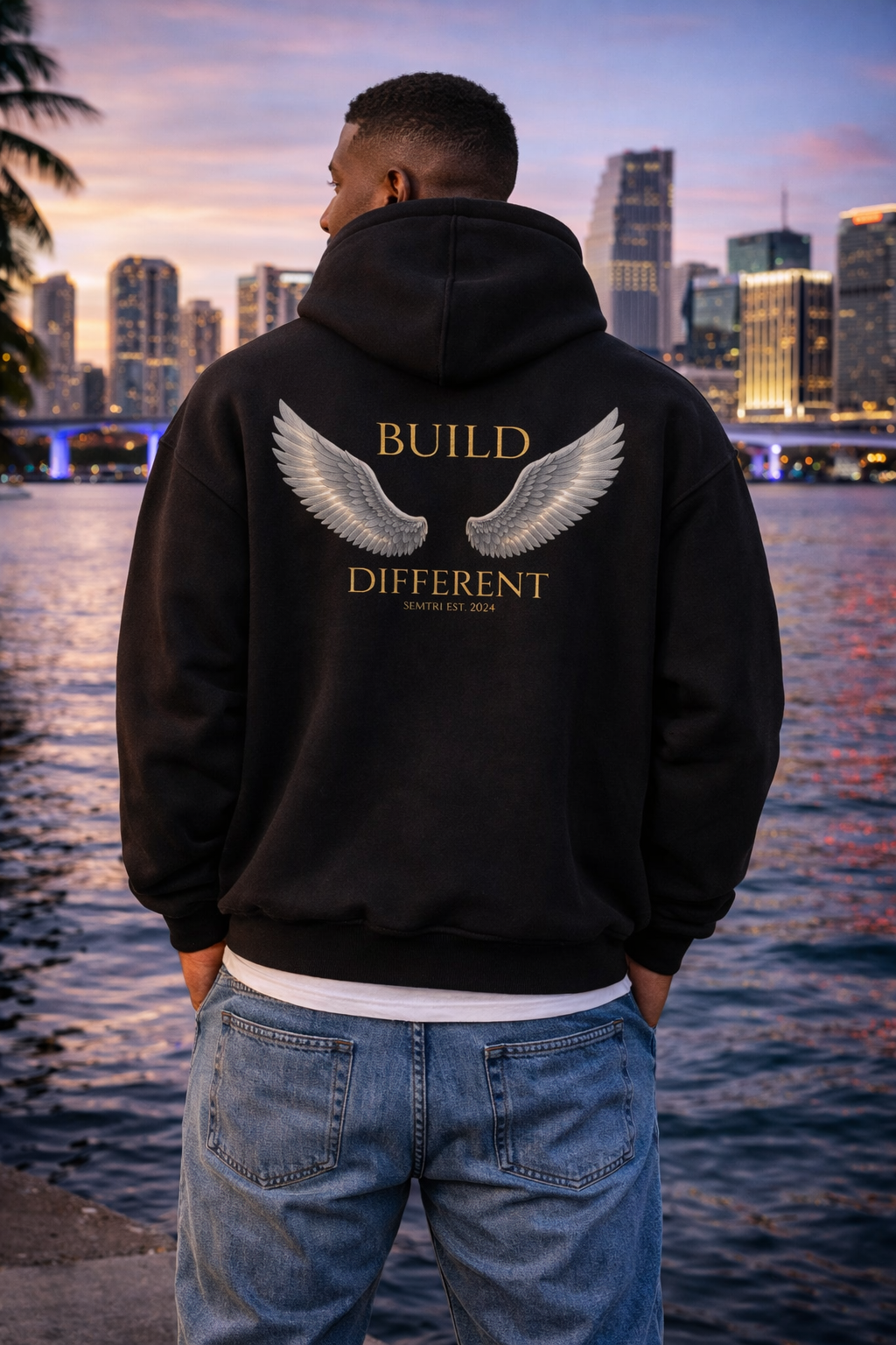 BUILD DIFFERENT Hoodie - Oversized Fit