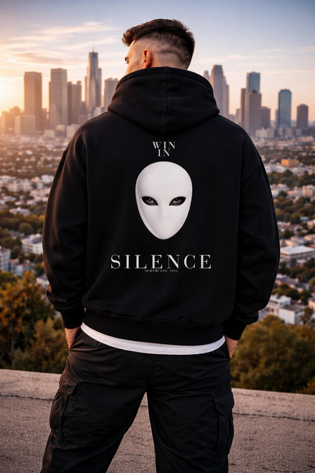 WIN IN SILENCE Hoodie - Oversized Fit