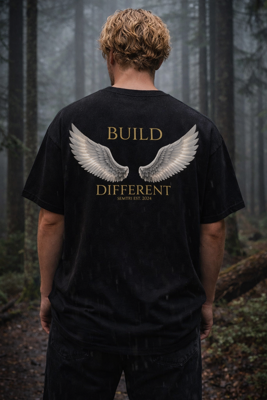 BUILD DIFFERENT Shirt -Oversized Fit