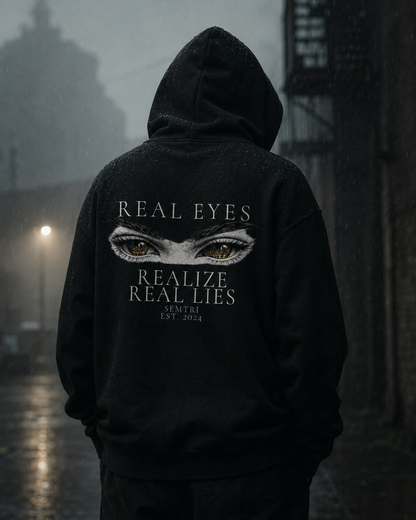 REAL EYES Hoodie - Oversized Fit