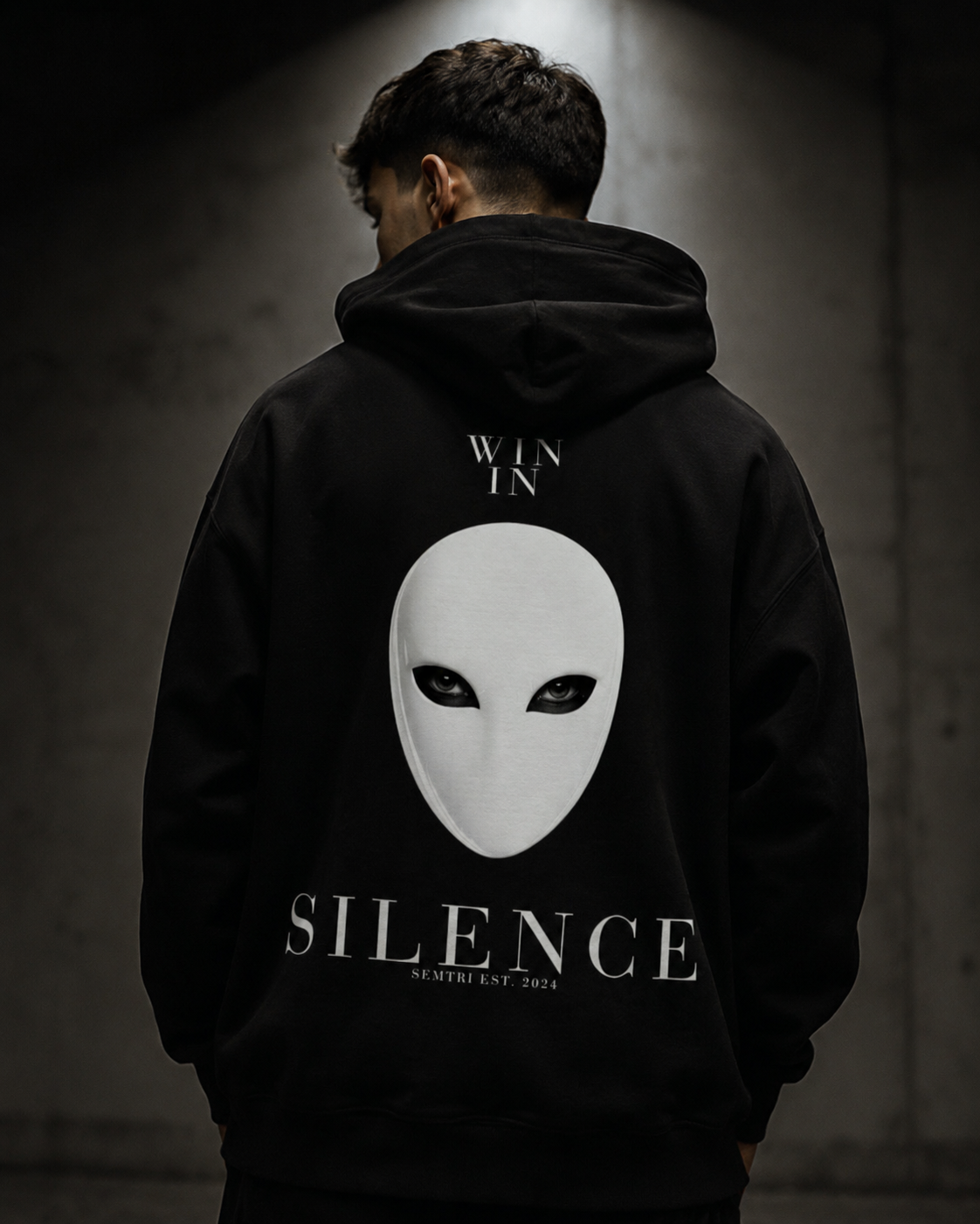 WIN IN SILENCE Hoodie - Oversized Fit