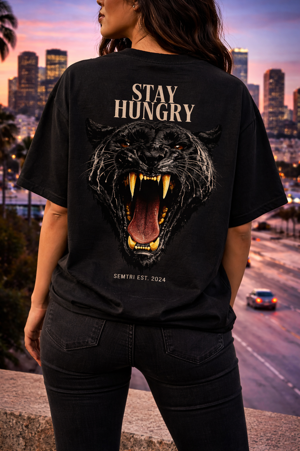 STAY HUNGRY Shirt - Oversized Fit